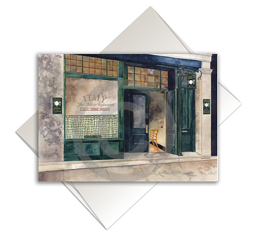 vintage Italian cafe, cooperstown ny