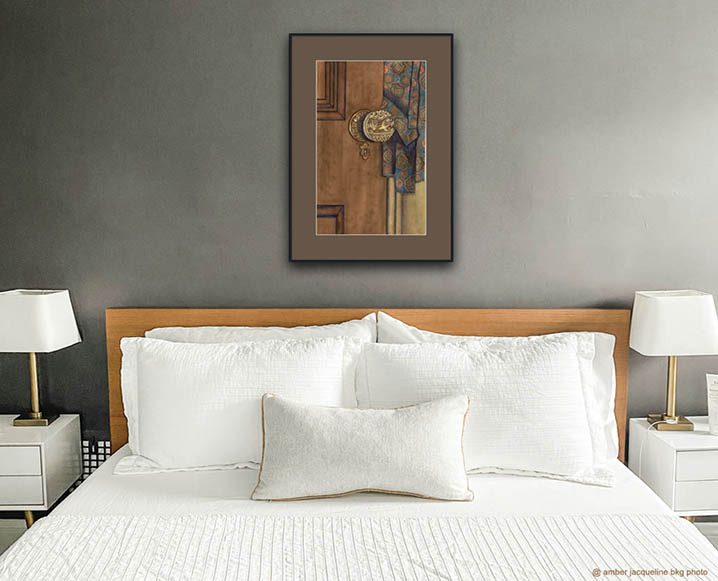 25 x 35 Vintage Door Bedroom area