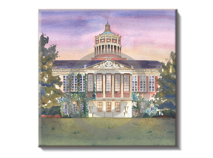 University of Rochester Rush Rhees Library Ceramic Coaster