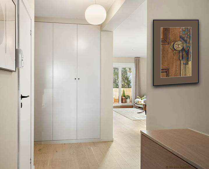 25 x 35 Vintage Door Entry Wall